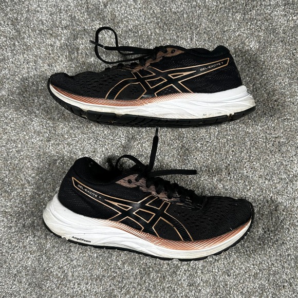 Asics Shoes - Asics Gel-Excite 7 Womens Running Shoes Black Rose Gold 1012A562 Size 6.5